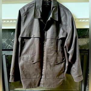 Filson Tin Cloth Short Lined Cruiser Jacket - a/s/o Yellowstone - Black - XL